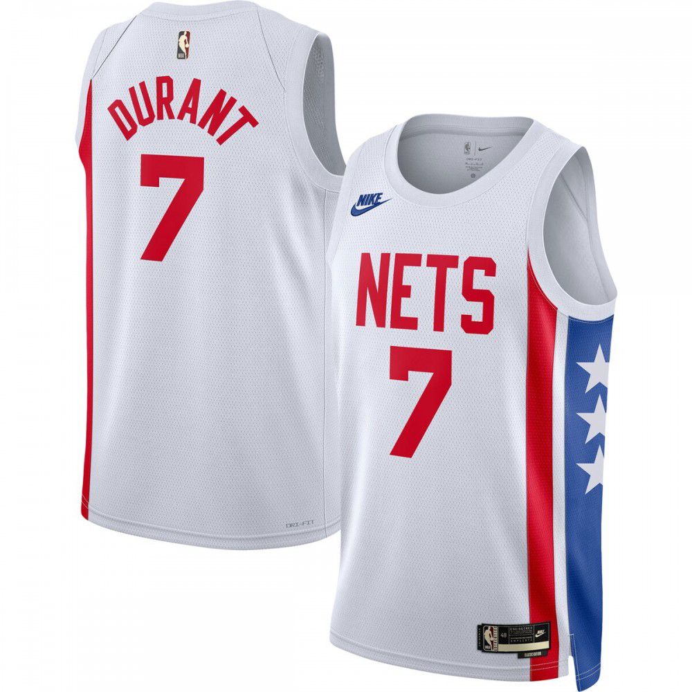 Women's Brooklyn Nets White Edition Classic Swingman Basketball Jersey – Kevin Durant