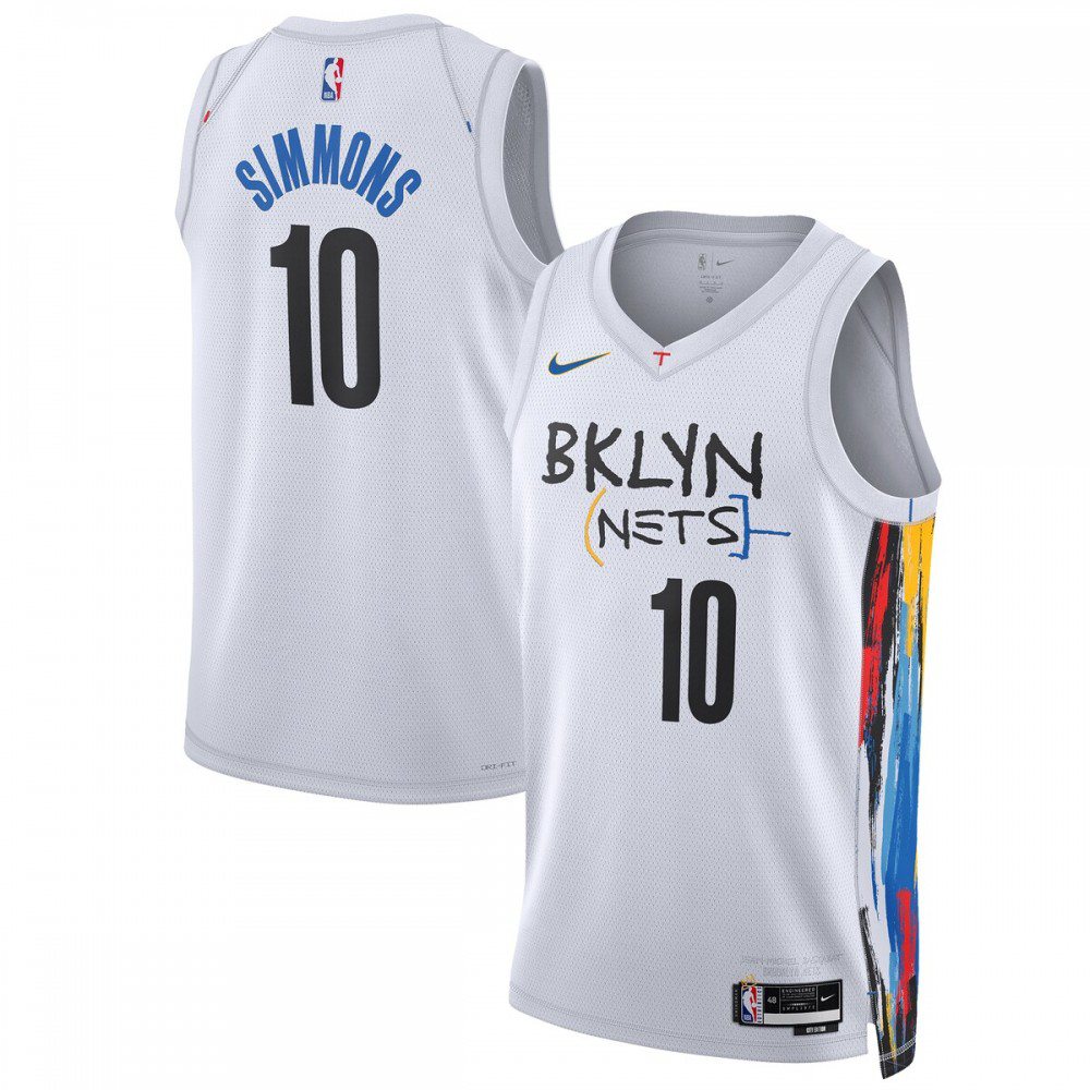 Men's Brooklyn Nets White Edition City Swingman Basketball Jersey – Ben Simmons