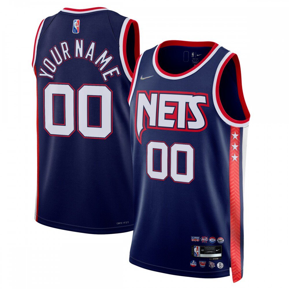 Women's Brooklyn Nets Navy Custom Edition City Swingman Basketball Jersey