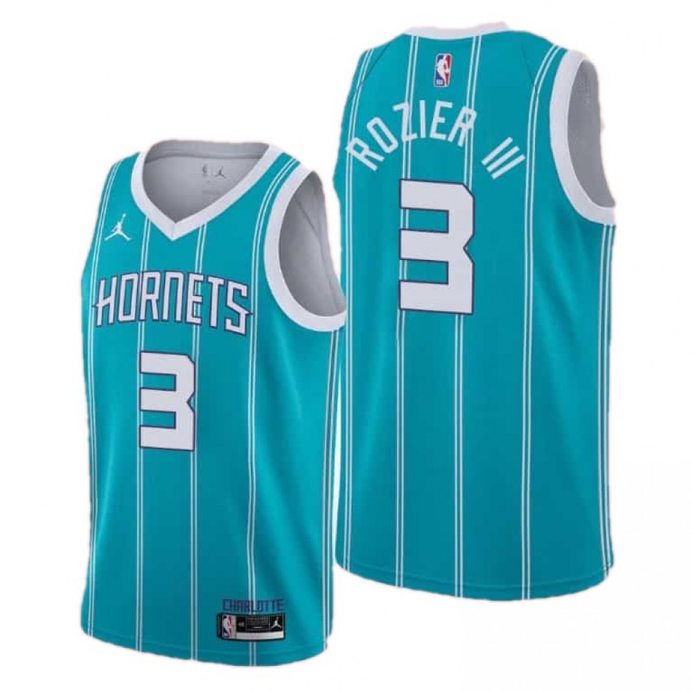 Women's Charlotte Hornets Blue Association Edition Swingman Basketball Jersey – Terry Rozier