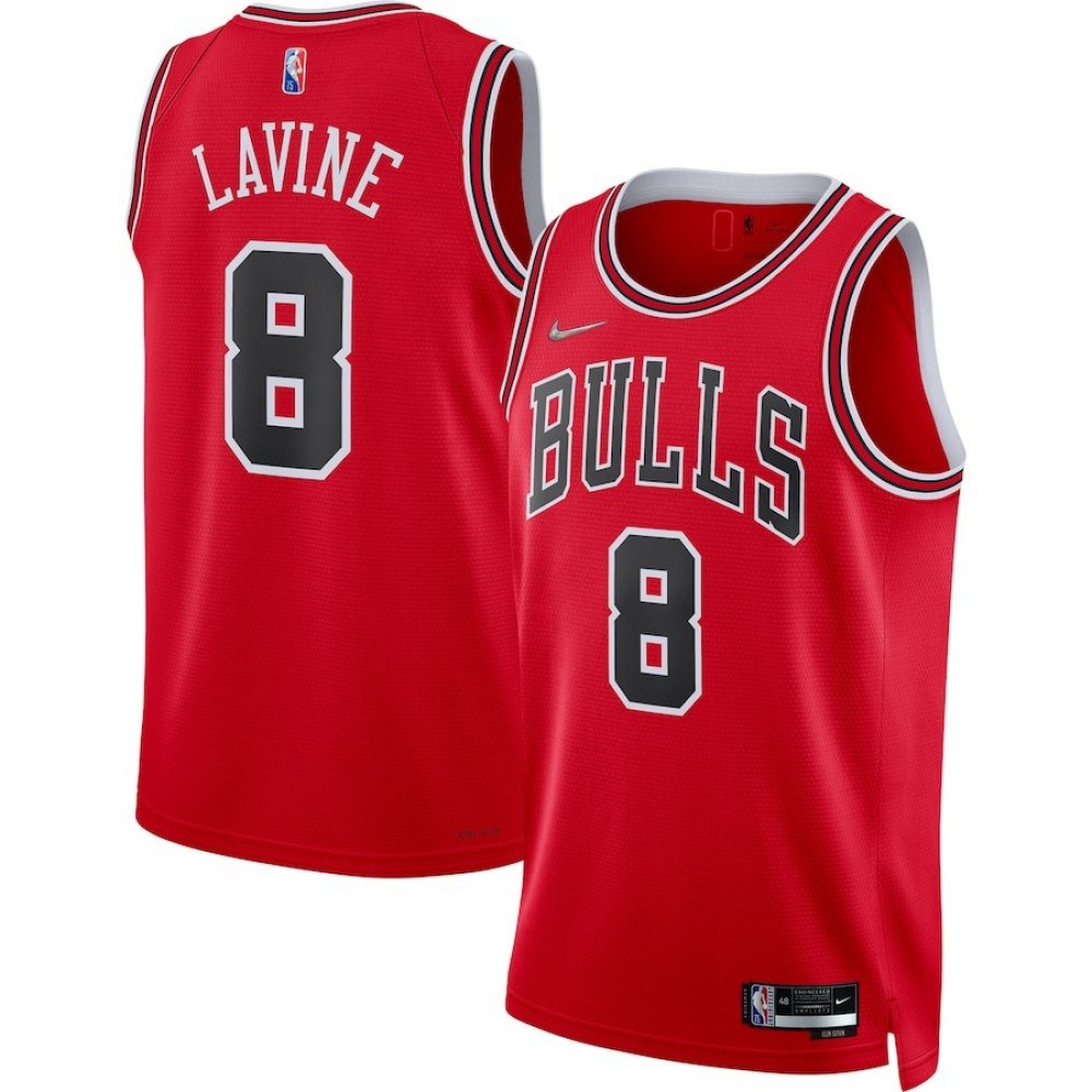 Women's Chicago Bulls Red Edition Icon Swingman Basketball Jersey – Zach LaVine