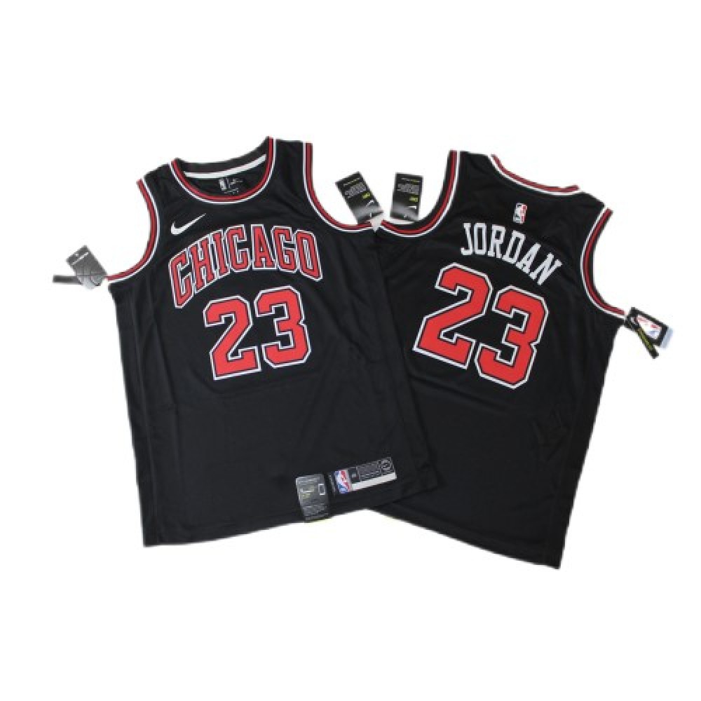Youth Chicago Bulls Black Swingman Basketball Jersey – Michael Jordan