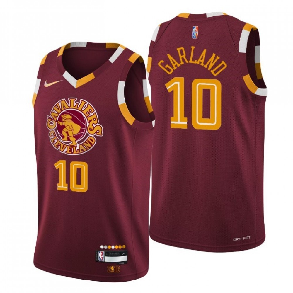 Men's Cleveland Cavaliers Wine Edition City Swingman Basketball Jersey – Darius Garland
