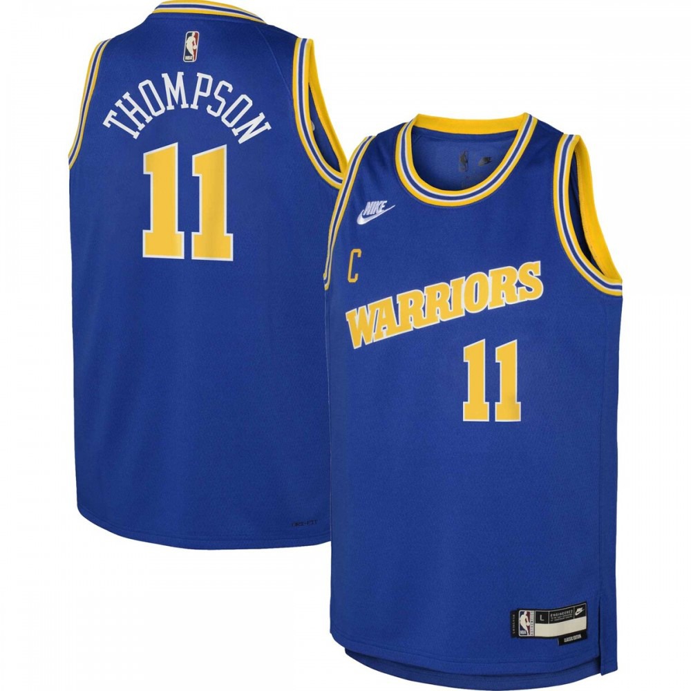 Women's Golden State Warriors Royal Edition Classic Swingman Basketball Jersey – Klay Thompson