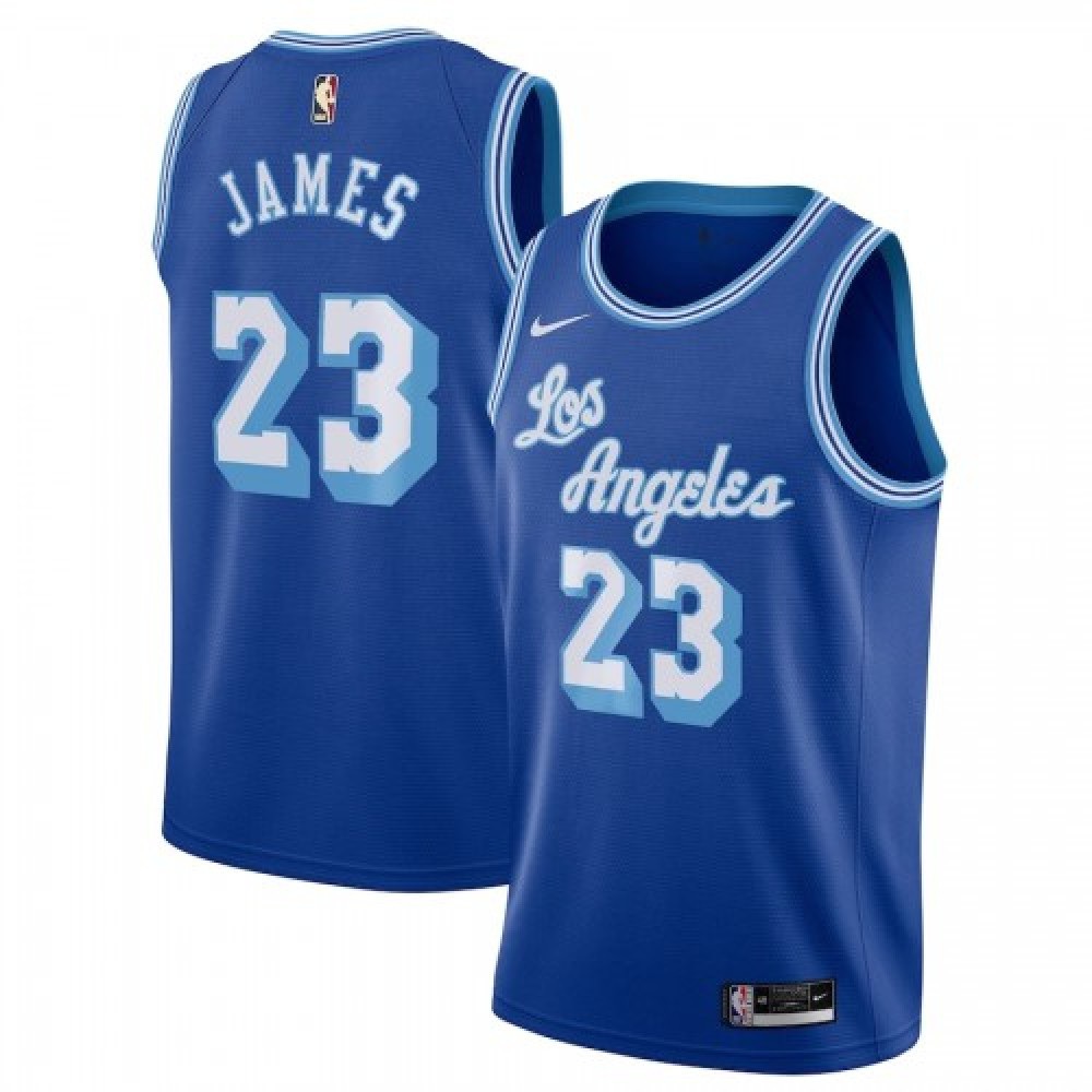 Women's Los Angeles Lakers Blue Edition Classic Swingman Basketball Jersey – LeBron James