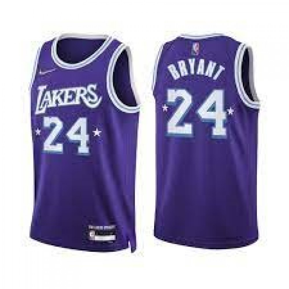 Youth Los Angeles Lakers Purple Edition City Swingman Basketball Jersey – Kobe Bryant