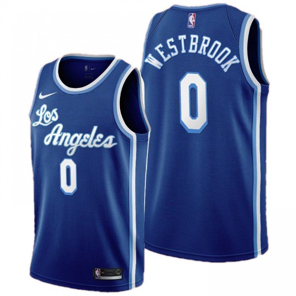 Youth Los Angeles Lakers Blue Edition Classic Swingman Basketball Jersey – Russell Westbrook