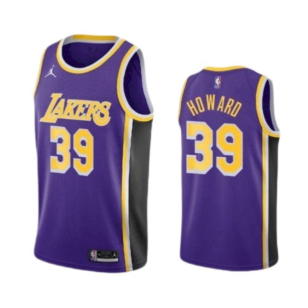 Men's Los Angeles Lakers Purple Edition Statement Swingman Basketball Jersey – Dwight Howard