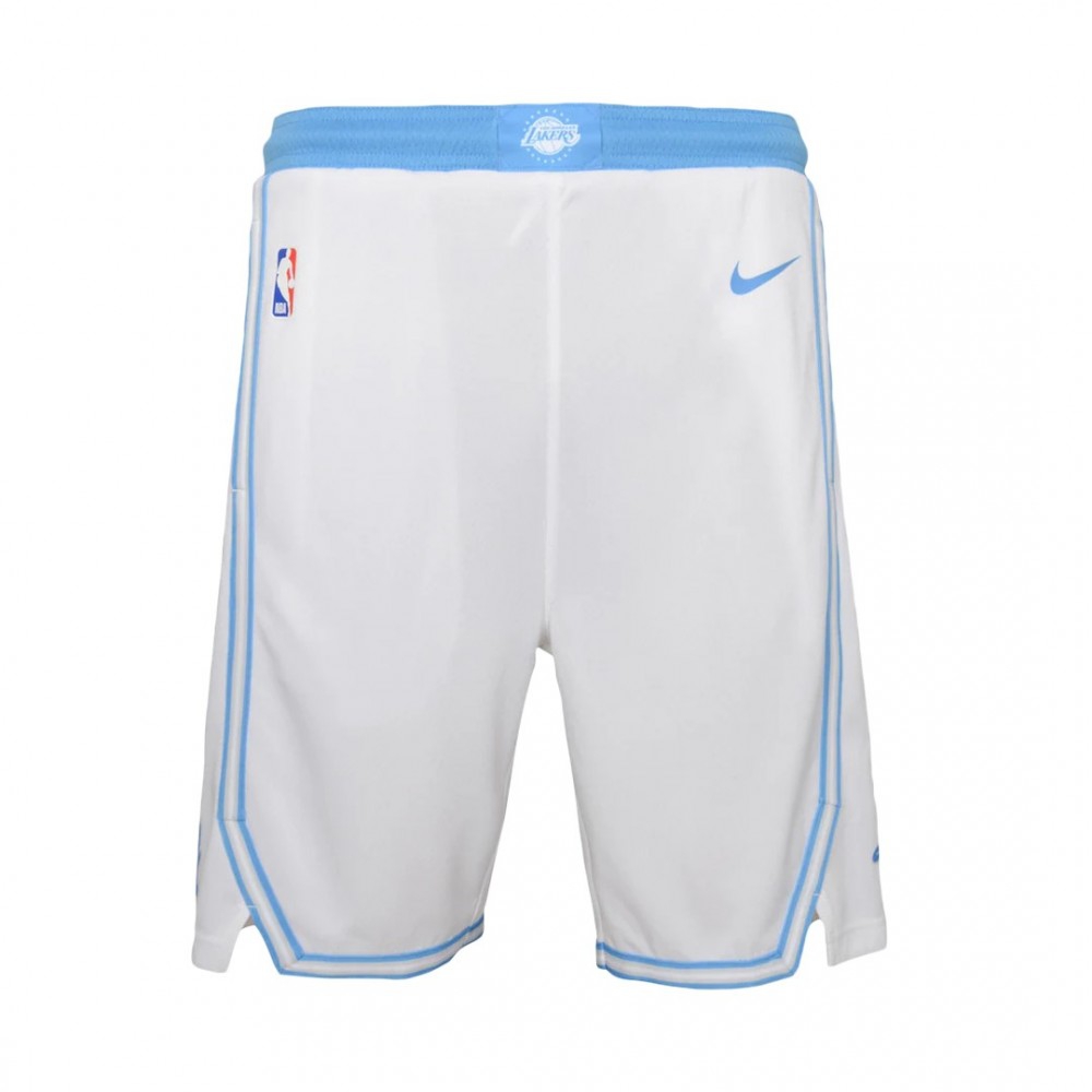 Men's Los Angeles Lakers White Edition City Swingman Shorts