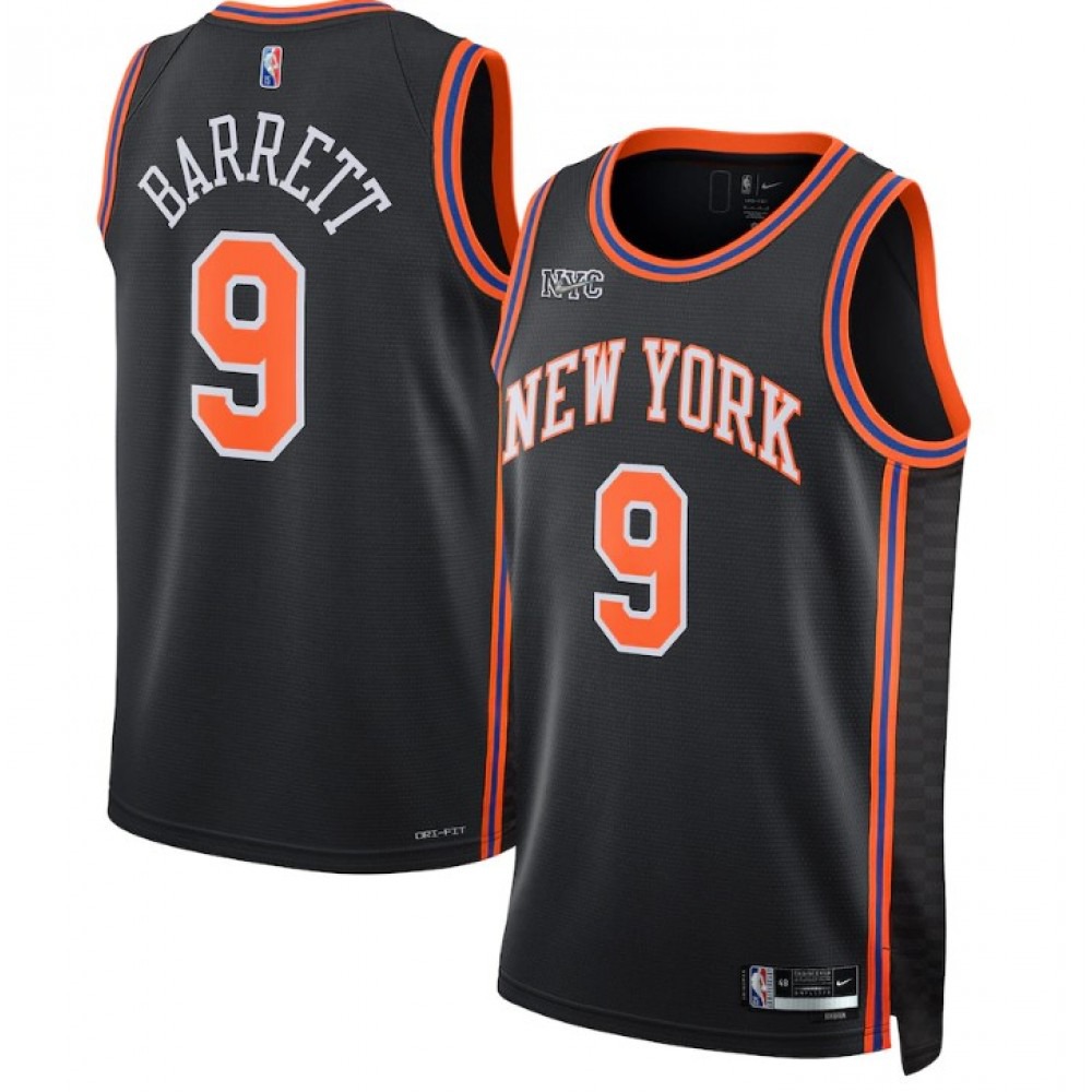 Women's New York Knicks Black Edition City Swingman Basketball Jersey – RJ Barrett