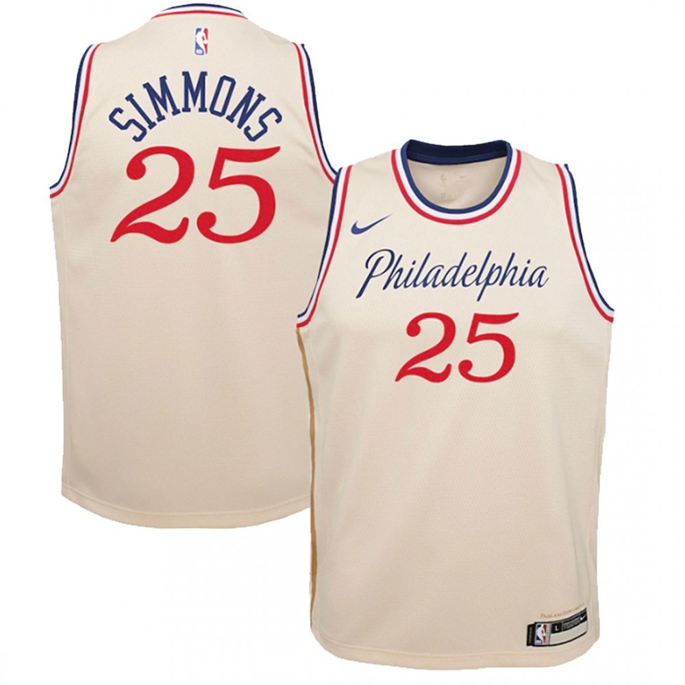 Men's Philadelphia 76ers White Edition Icon Swingman Basketball Jersey – Ben Simmons