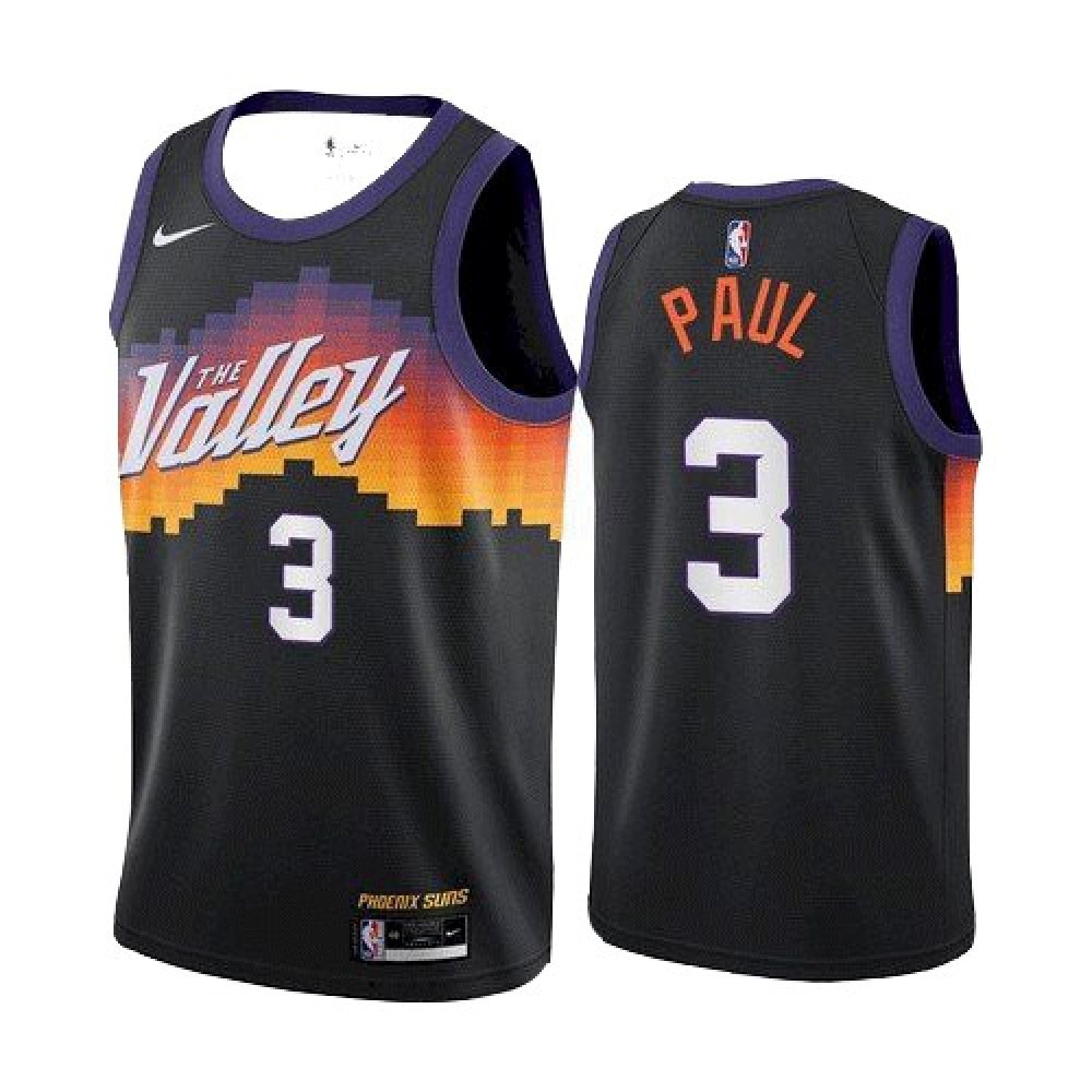 Men's Phoenix Suns Black Edition City Swingman Basketball Jersey – Chris Paul