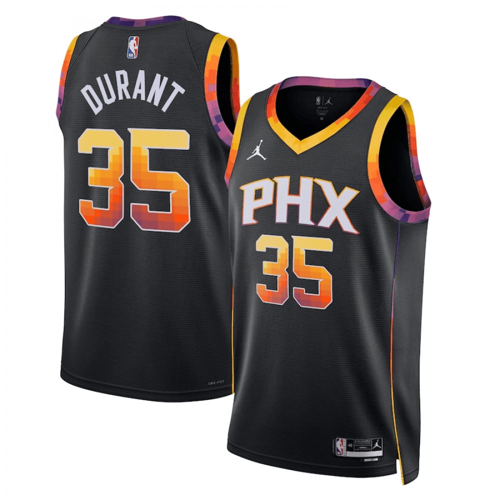 Youth Phoenix Suns Black Edition Statement Swingman Basketball Jersey – Kevin Durant