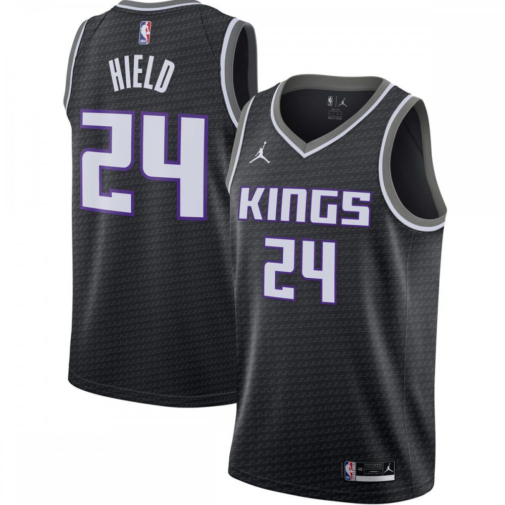 Youth Sacramento Kings Black Edition Statement Swingman Basketball Jersey – Buddy Hield