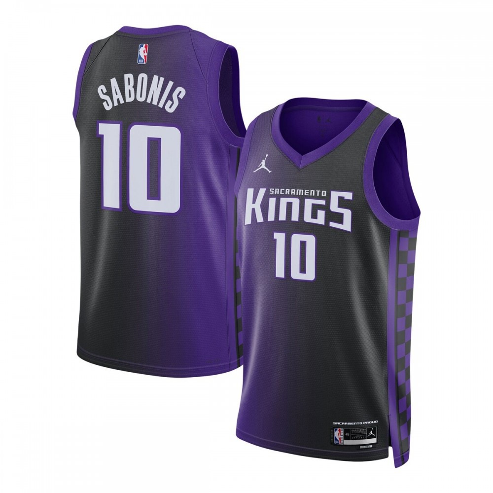 Women's Sacramento Kings Purple Edition Statement Swingman Basketball Jersey – Domantas Sabonis