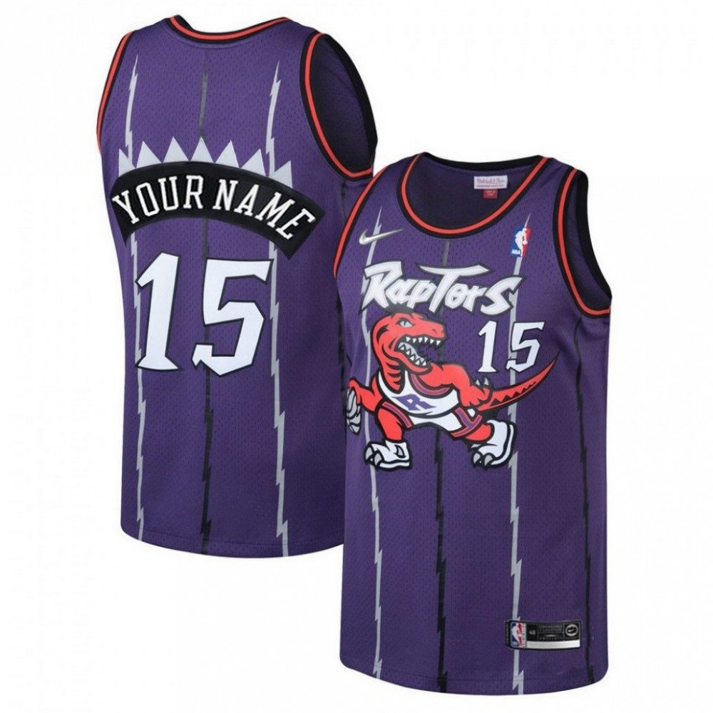 Men's Toronto Raptors Purple Custom Edition Classic Swingman Basketball Jersey