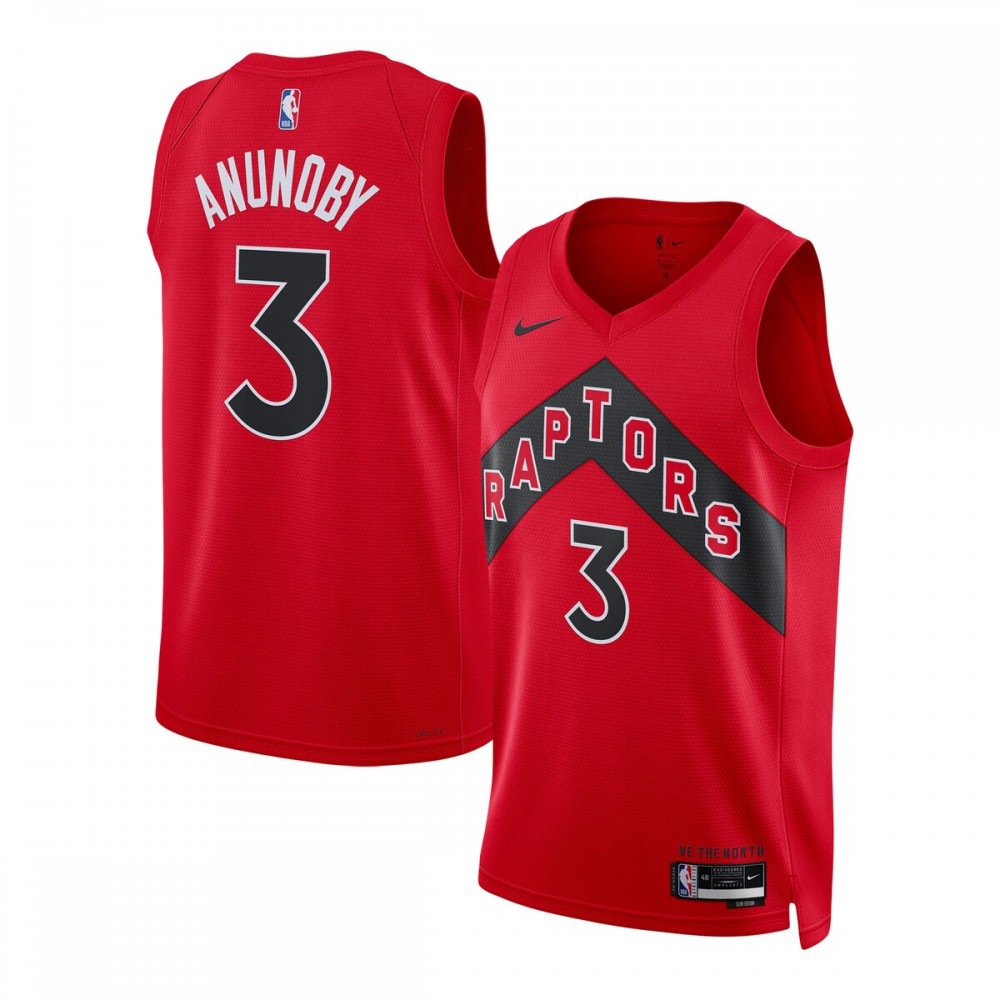 Men's Toronto Raptors Red Edition Icon Swingman Basketball Jersey – OG Anunoby