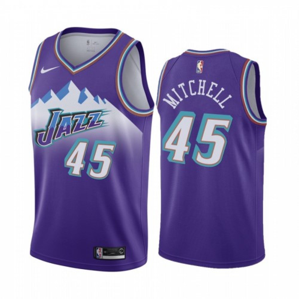 Youth Utah Jazz Hardwood Classics Edition Classic Basketball Jersey – Donovan Mitchell
