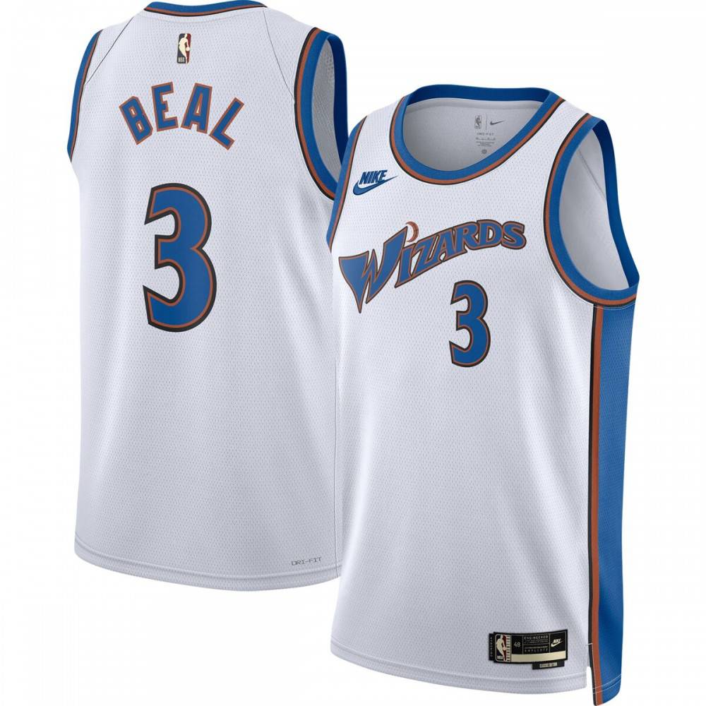 Men's Washington Wizards White Edition Classic Swingman Basketball Jersey – Bradley Beal