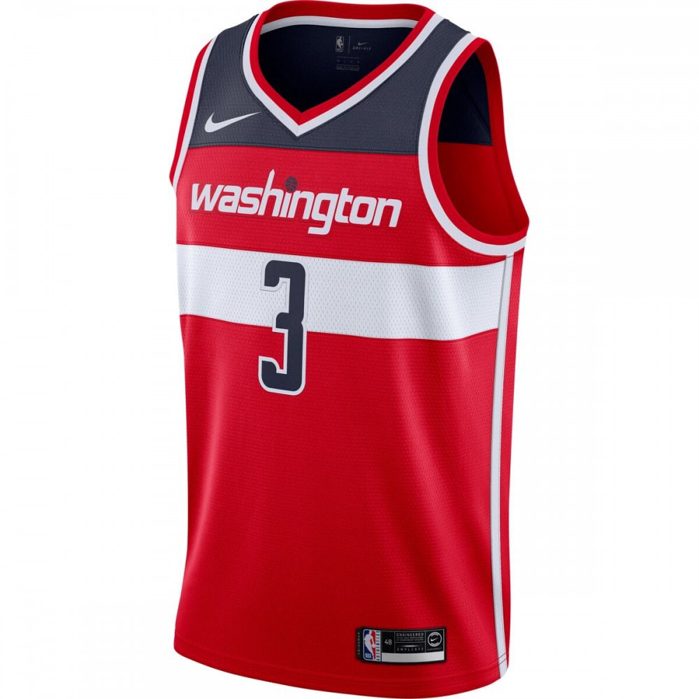 Men's Washington Wizards Red Edition Icon Swingman Basketball Jersey – Bradley Beal