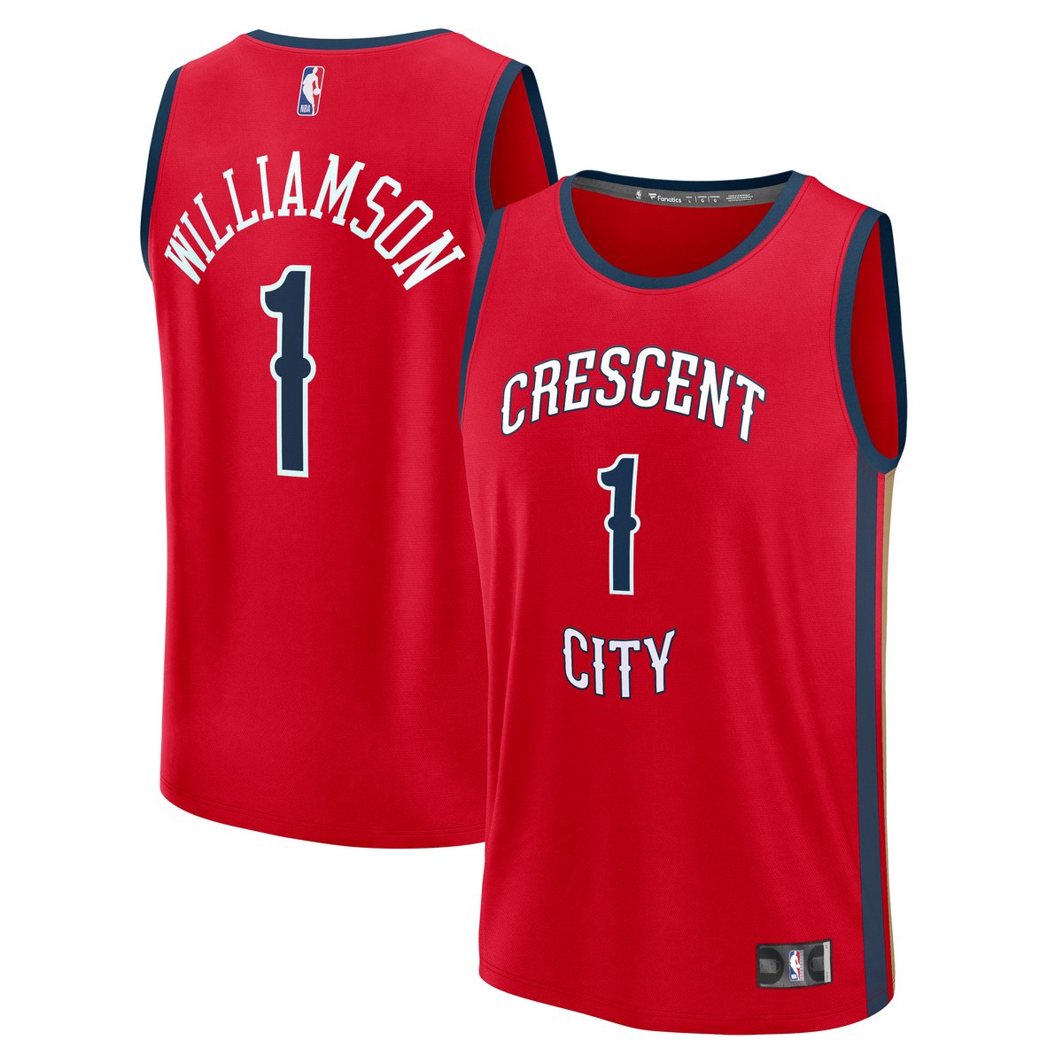Men's New Orleans Pelicans Red Fast Break Edition Statement Player Basketball Jersey – Zion Williamson