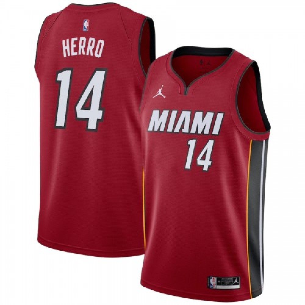 Youth Miami Heat Red Edition Statement Player Basketball Jersey – Tyler Herro 14