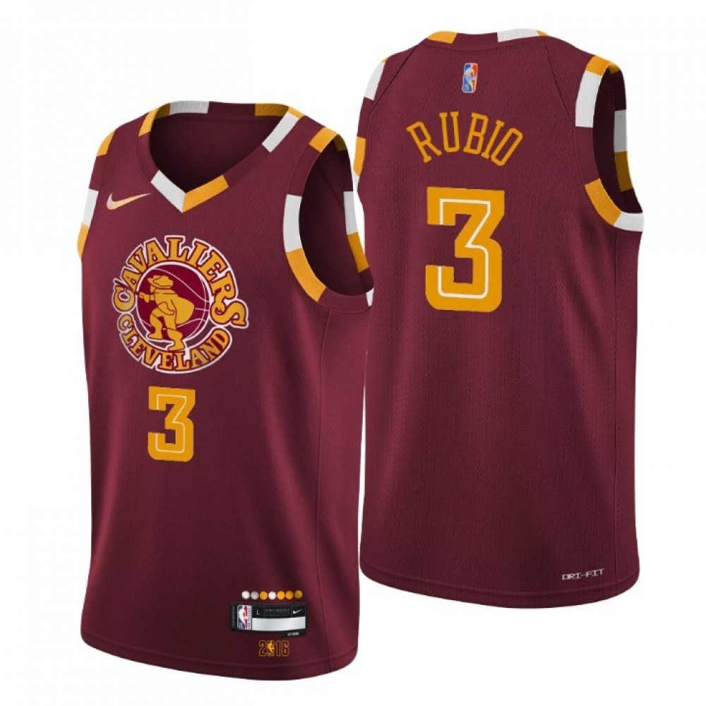 Women's Cleveland Cavaliers Wine Edition City Swingman Rubio NBA Basketball Jersey – Ricky