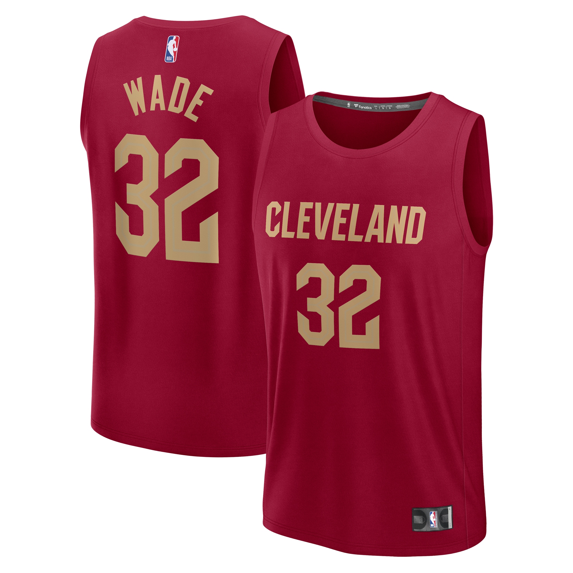 Men's Cleveland Cavaliers Wine Fast Break Edition Icon Player Basketball Jersey – Dean Wade