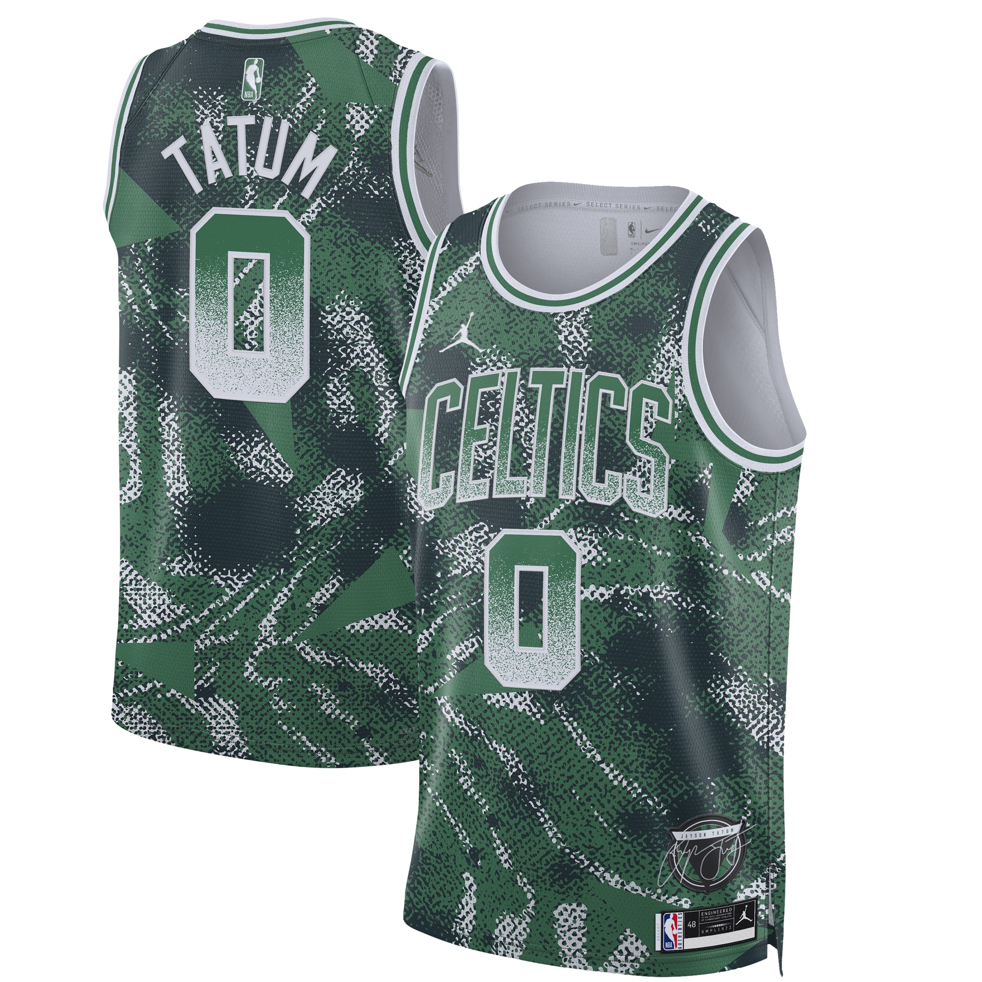 Men's Boston Celtics Green Series Select Player Basketball Jersey – Jayson Tatum
