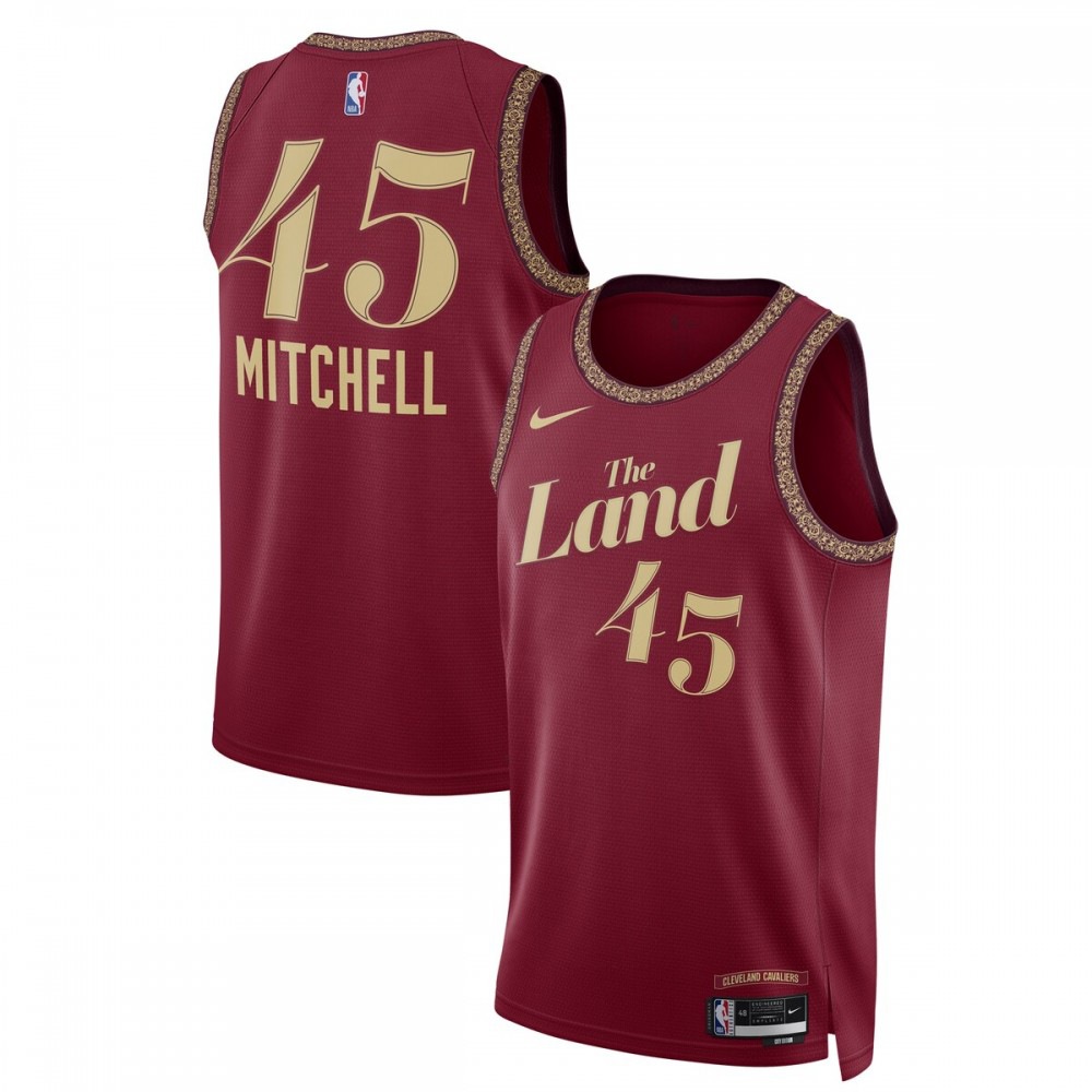 Women's Cleveland Cavaliers Wine Edition City Swingman Basketball Jersey – Donovan Mitchell