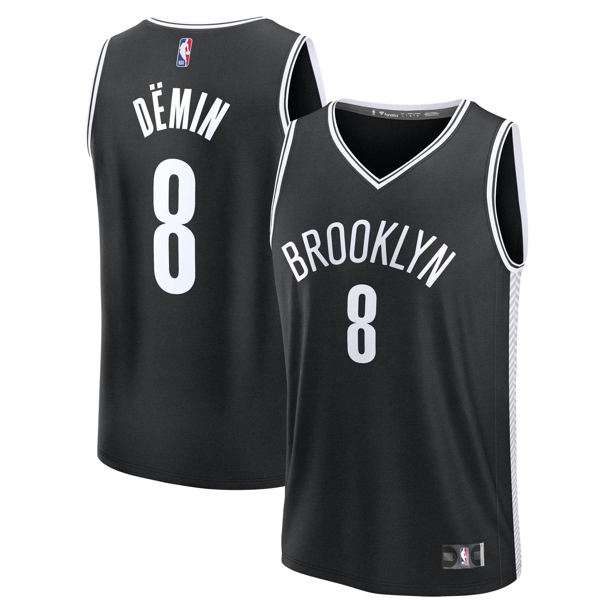 Women's Brooklyn Nets Black Fast Break Edition Icon Replica Basketball Jersey – Egor Dyomin