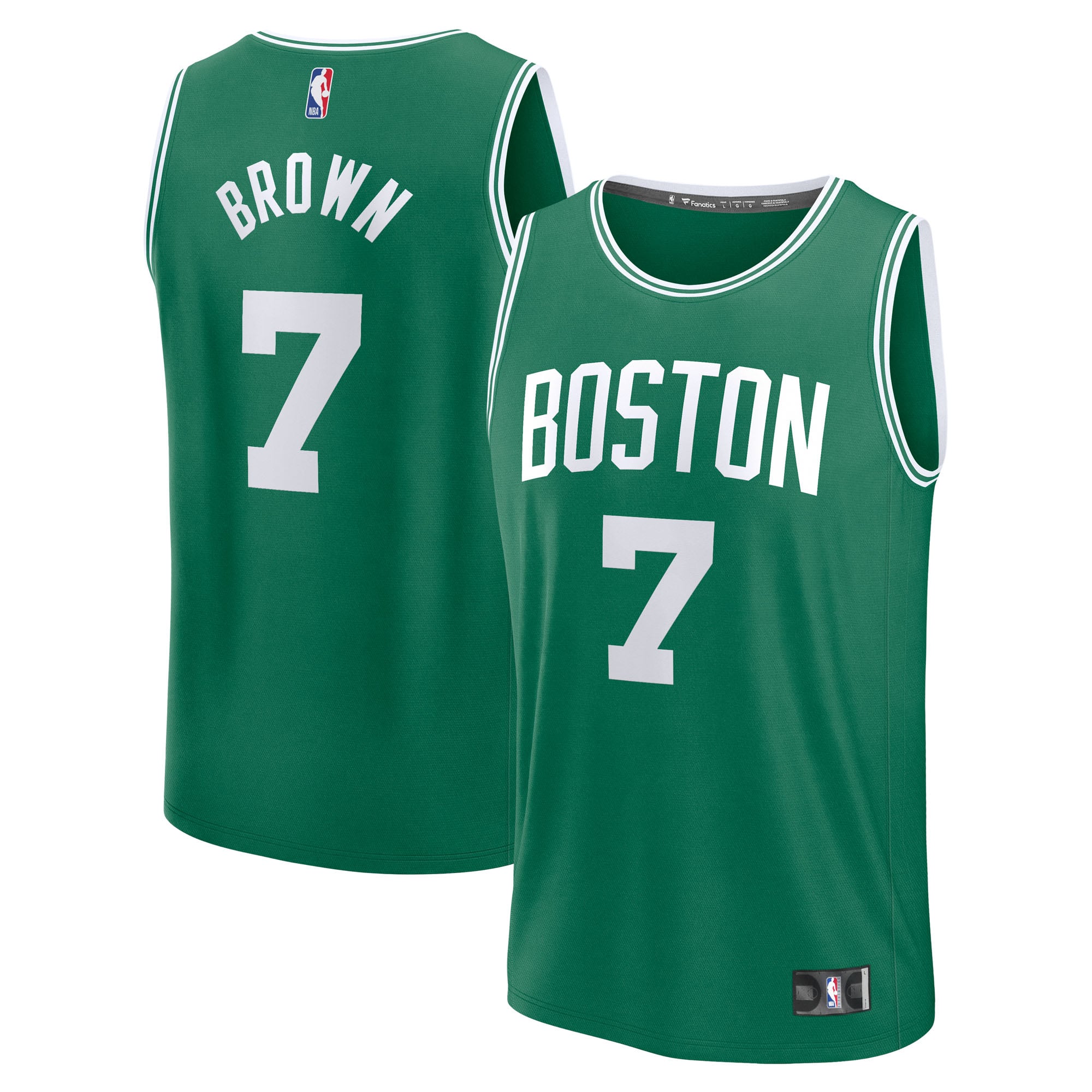 Men's Boston Celtics Fast Break Edition Icon Player Basketball Jersey – Jaylen Brown