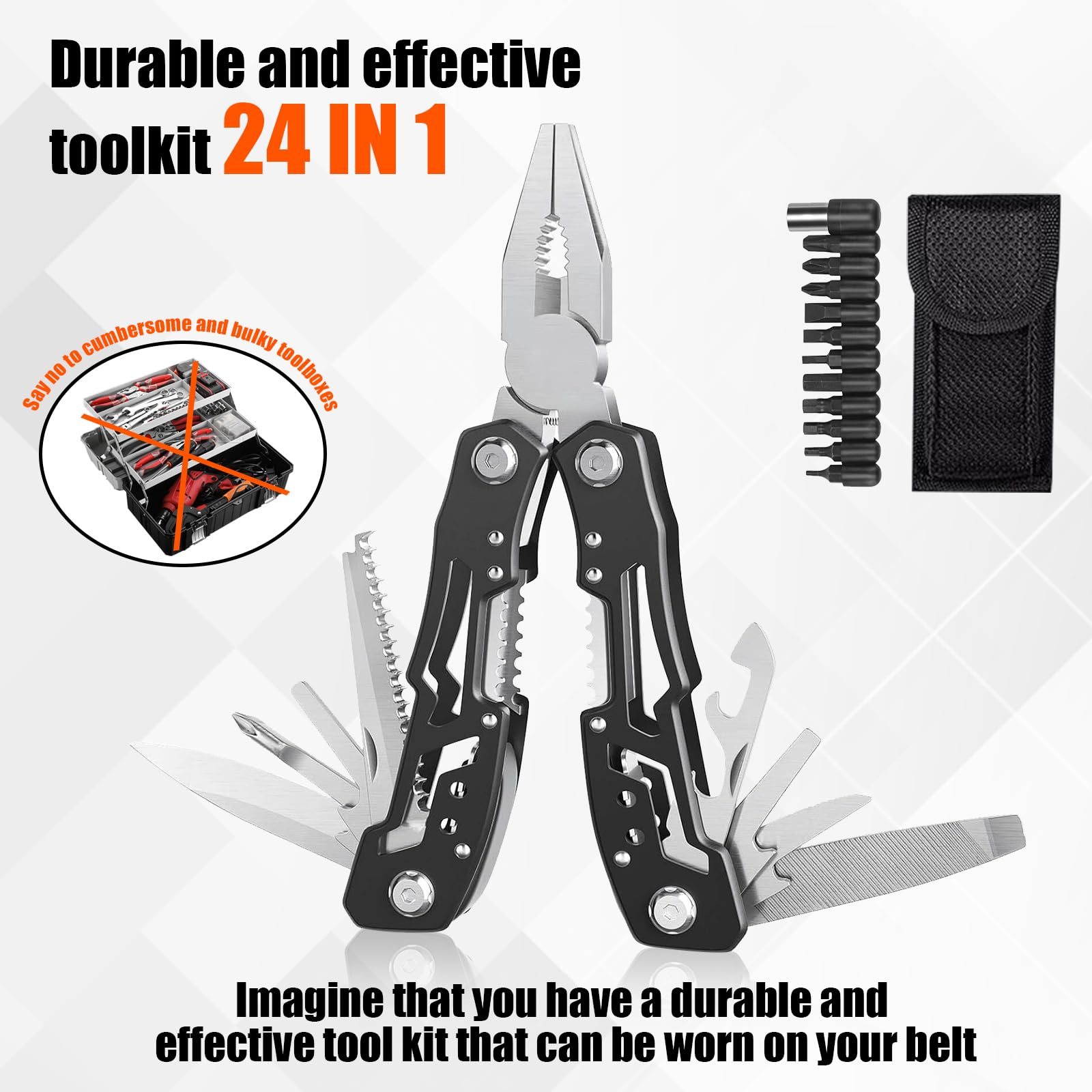 Survival Shovel High Carbon Steel Tactical Shovel Axe Folding Entrenching Tool Camping Hiking Shovel Carrying Pouch Car Emergency Survival Gear