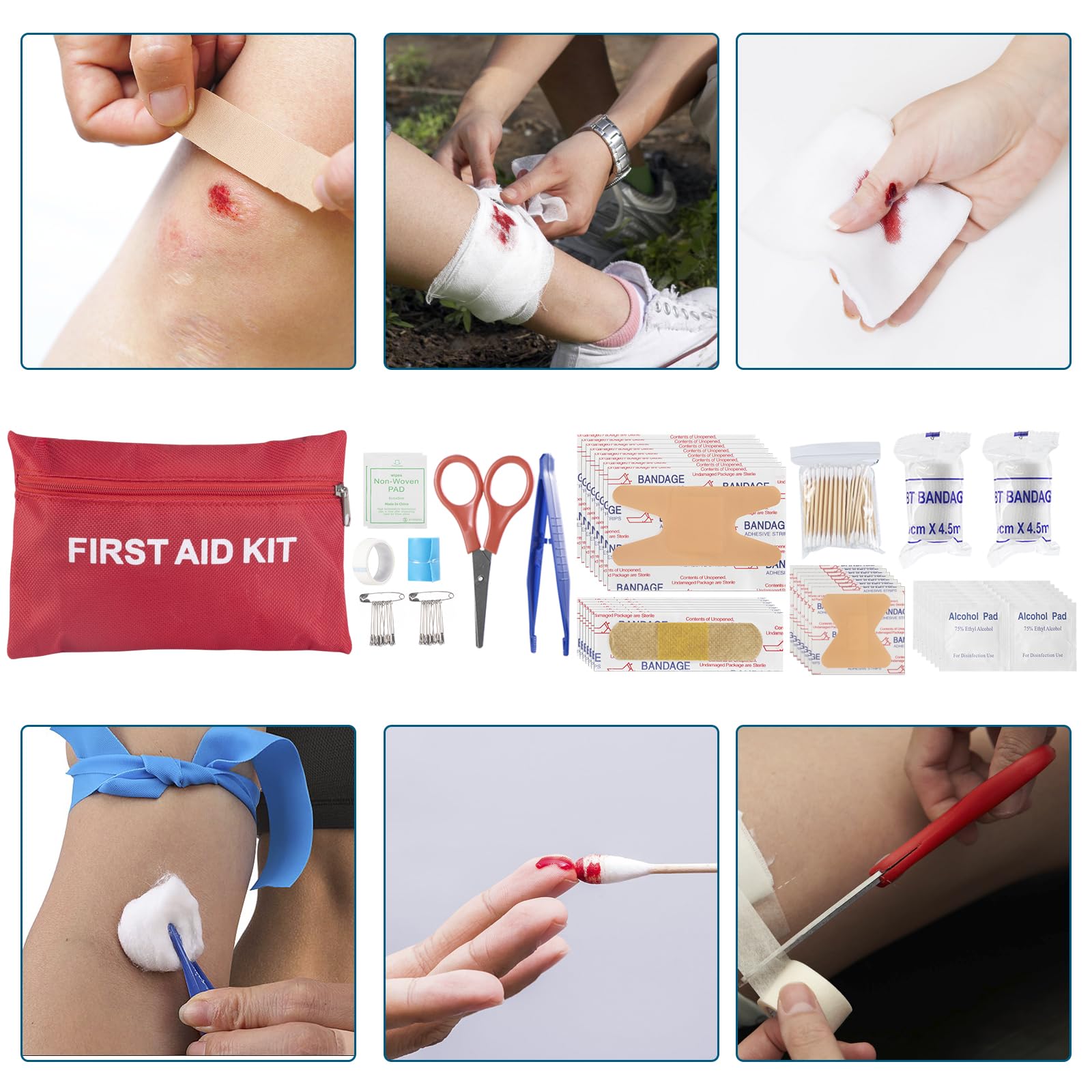 254 in 1 Survival Kit, First Aid Kit for Men