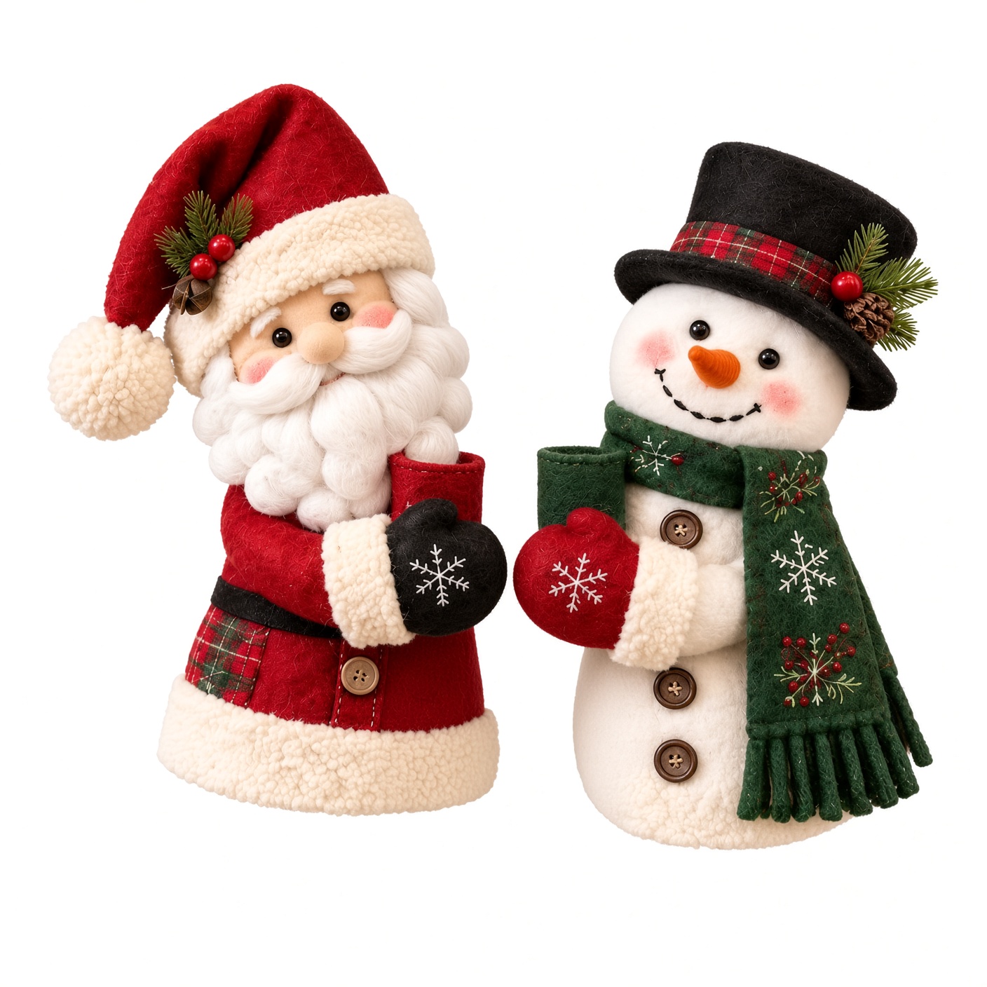 Santa & Snowman Refrigerator Handle Covers ⛄