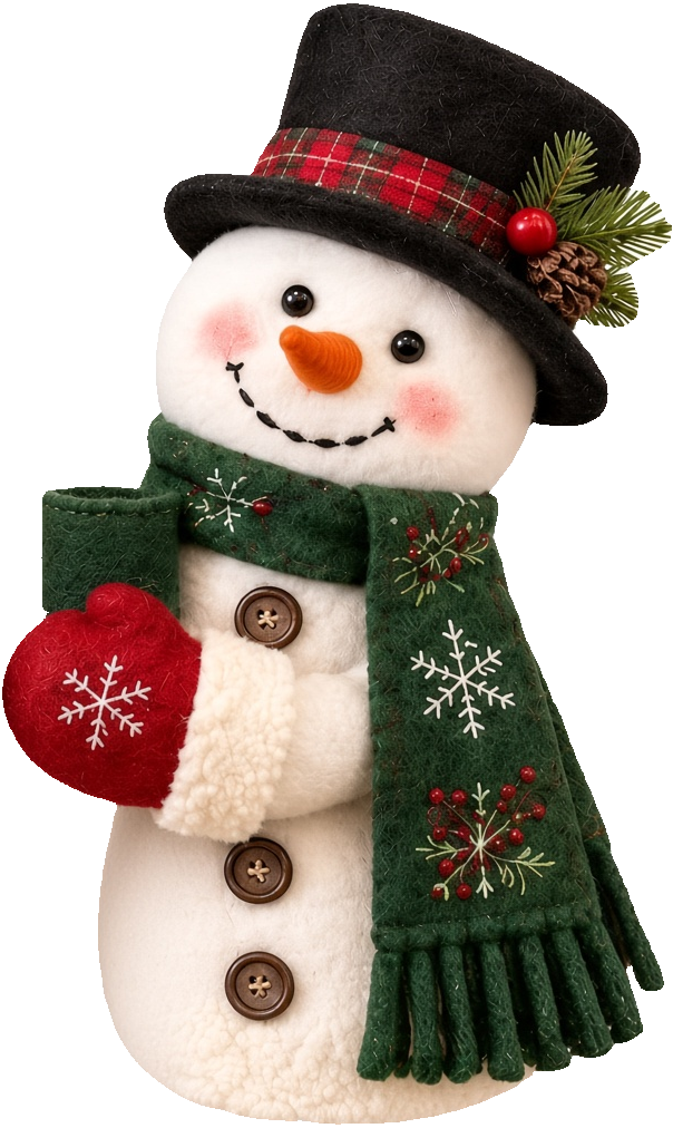 Santa & Snowman Refrigerator Handle Covers ⛄