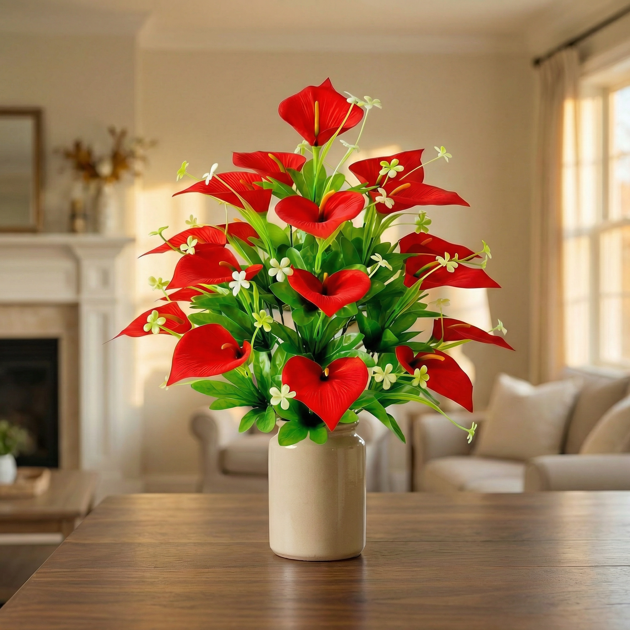 18-Head Calla Lily Artificial Bouquet Stem