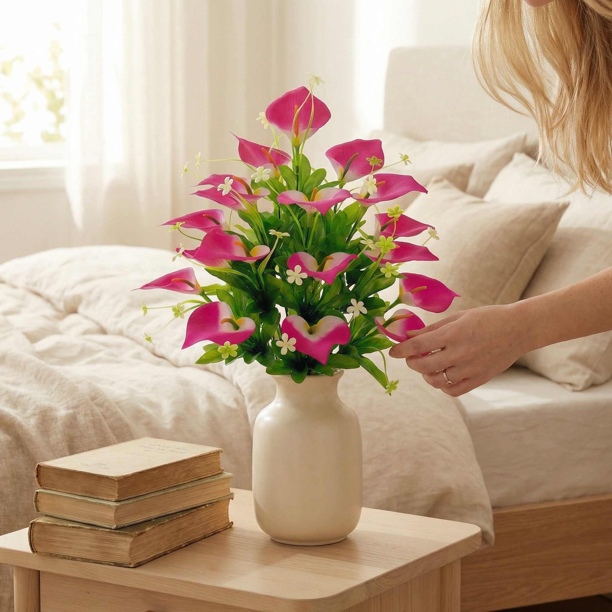 18-Head Calla Lily Artificial Bouquet Stem