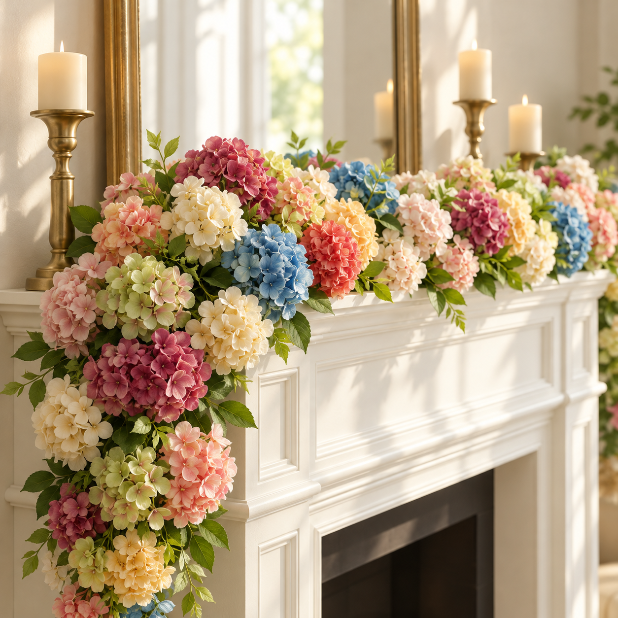 Luxury Artificial Hydrangea Stems – Lifelike Forever Flowers for Elegant Homes