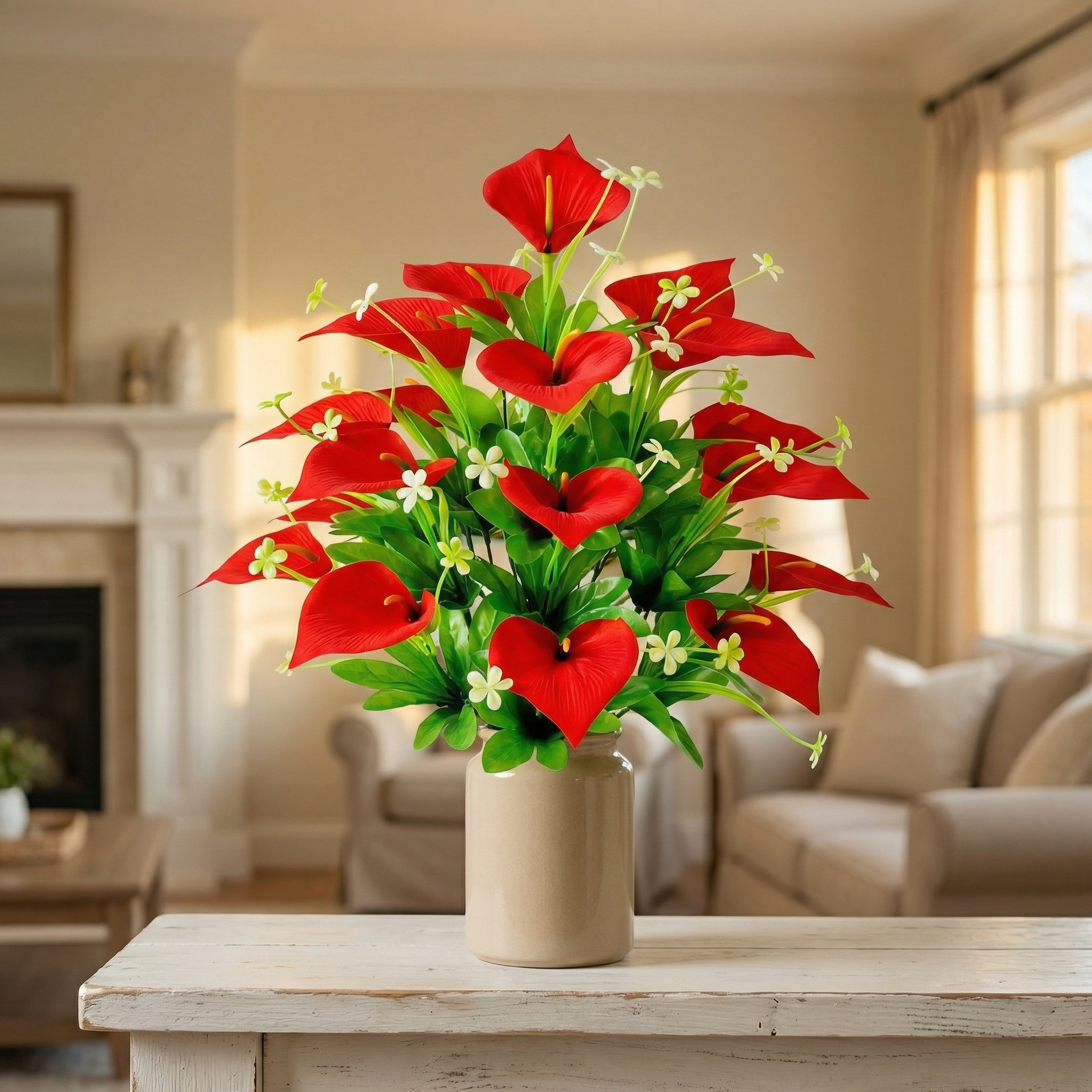 18-Head Calla Lily Artificial Bouquet Stem