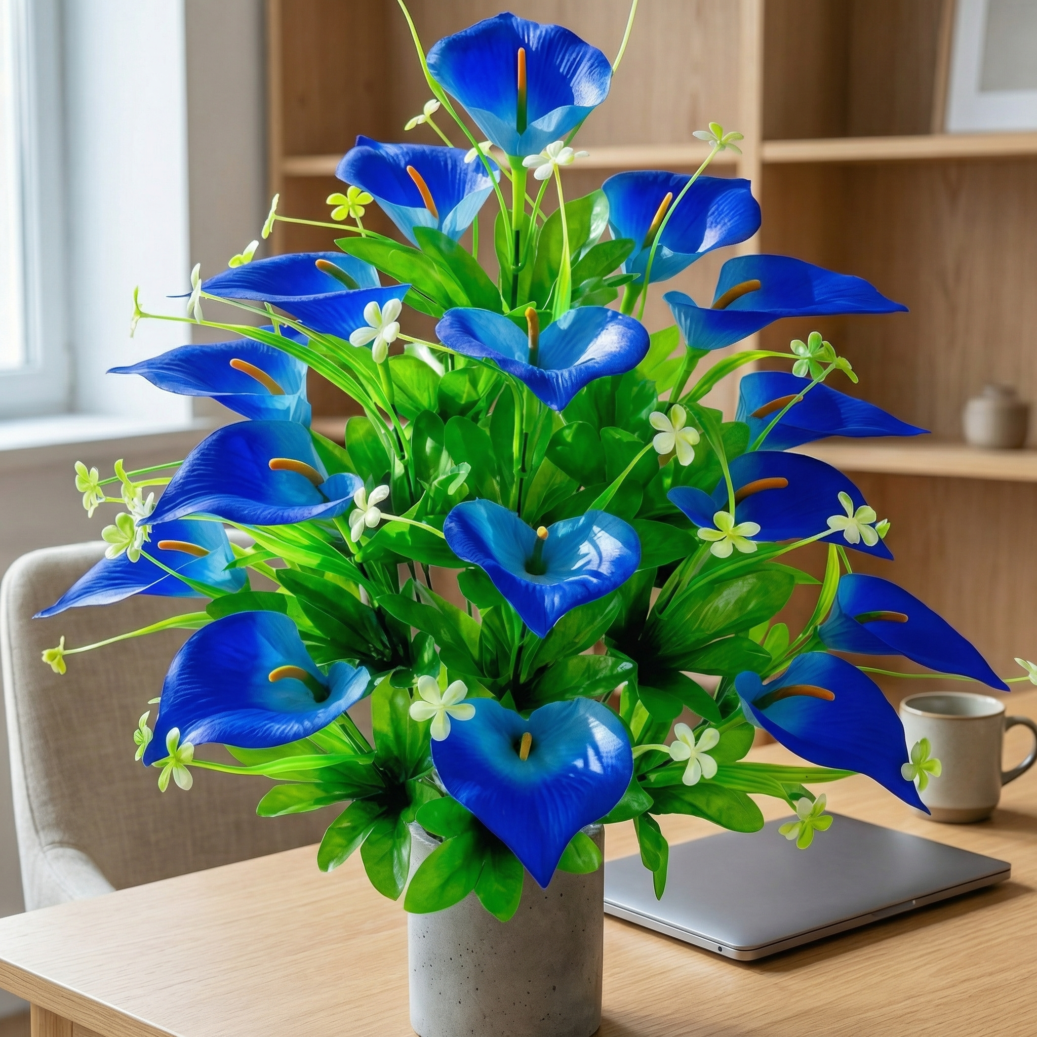 18-Head Calla Lily Artificial Bouquet Stem