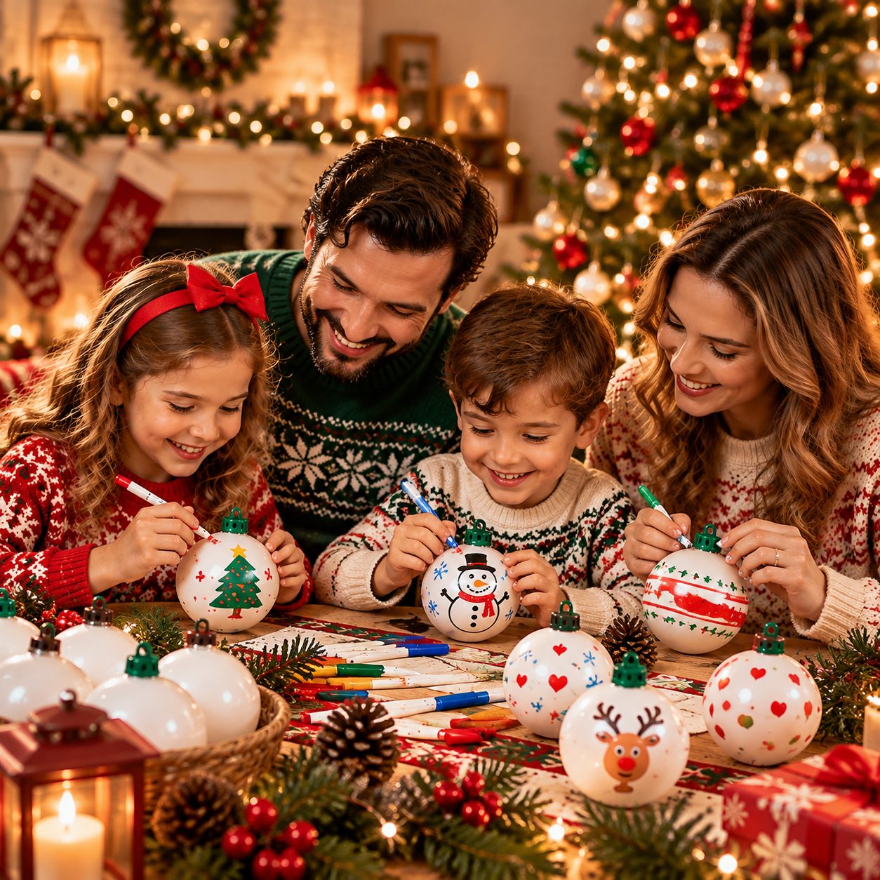 DIY Christmas Ornament Painting Kit For Kids