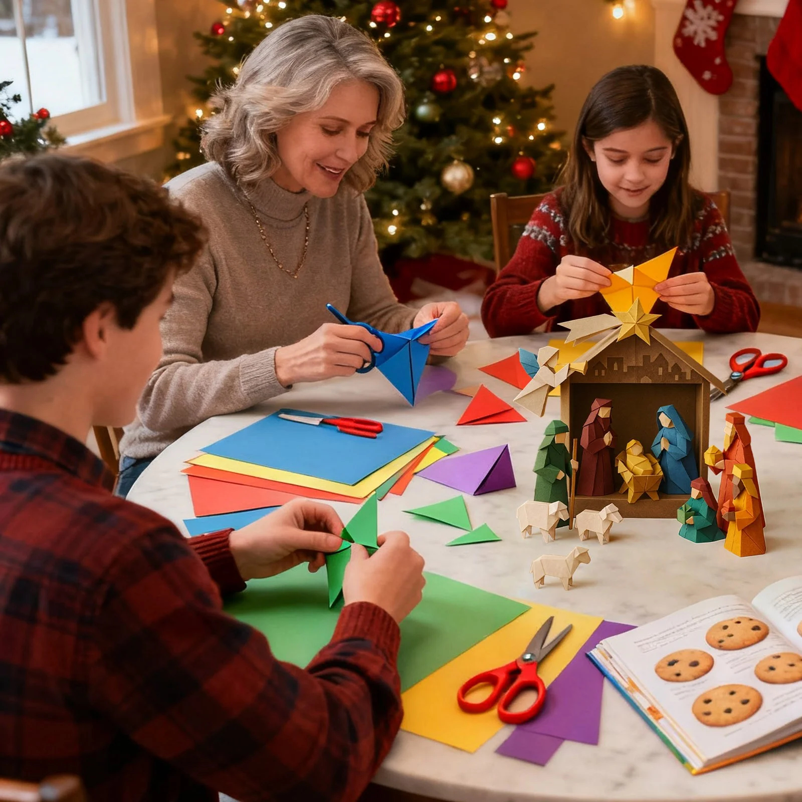 Christmas Origami Nativity Craft Kit