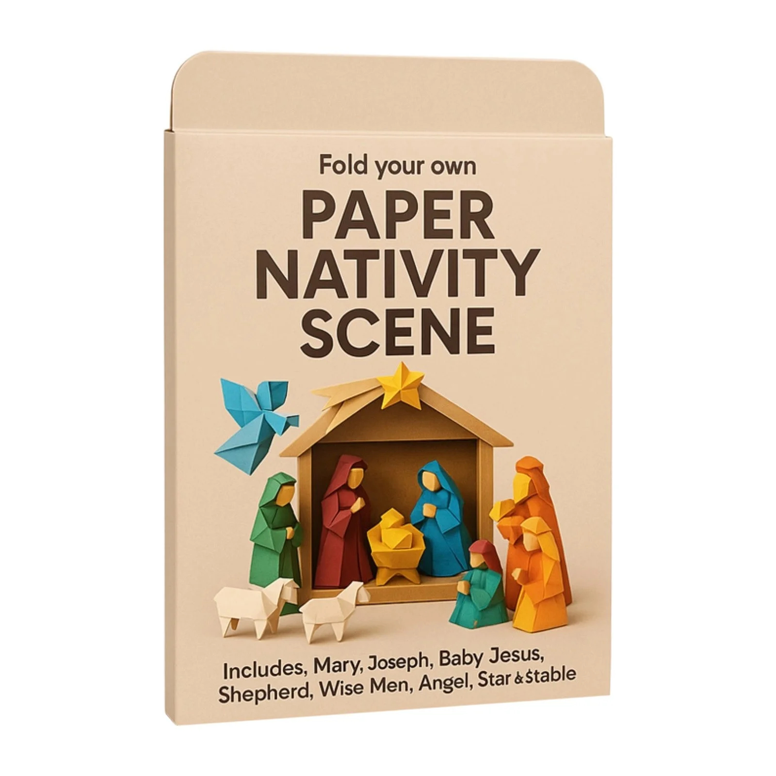 Christmas Origami Nativity Craft Kit