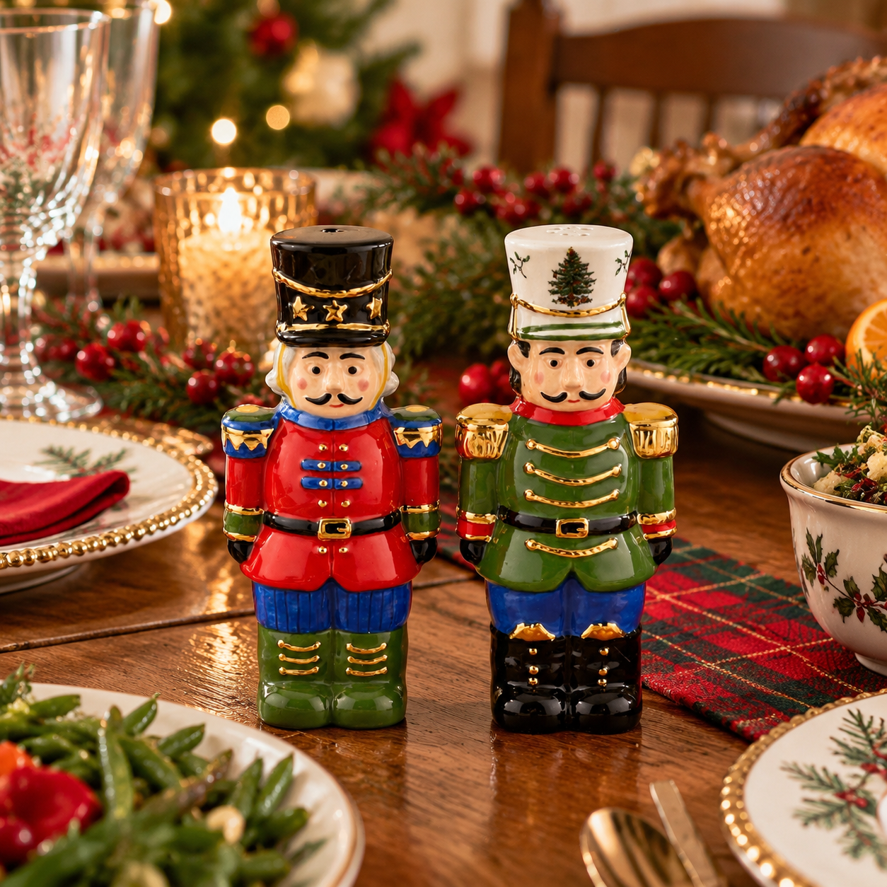 Nutcracker-Shaped Salt & Pepper Shakers