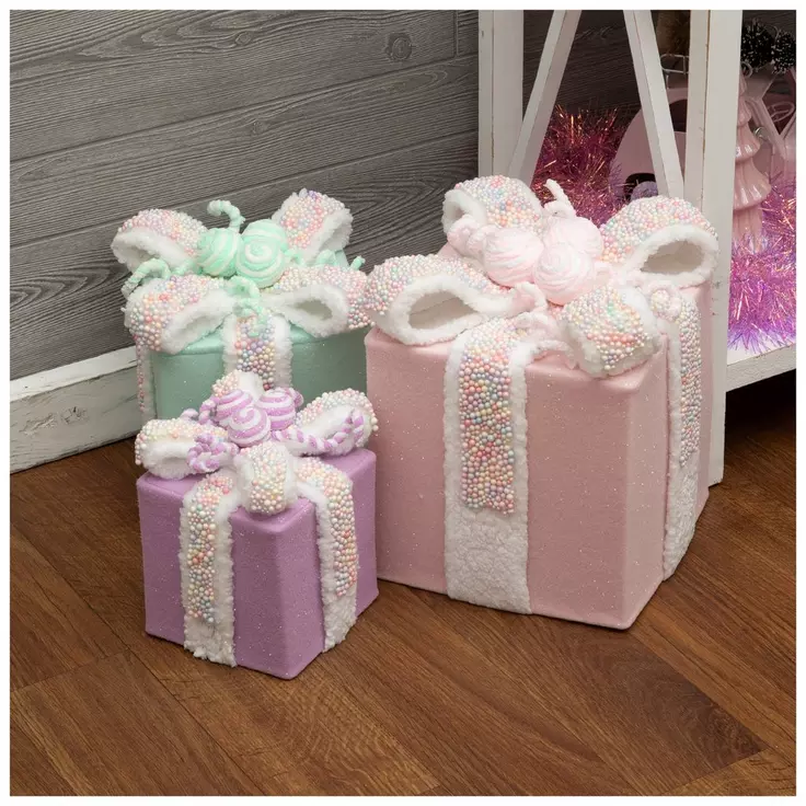Glitter Gift Box Decor