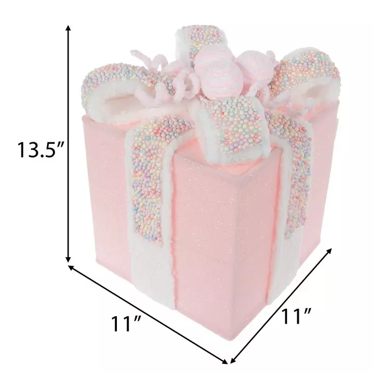 Glitter Gift Box Decor