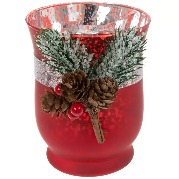 Mercury Glass Votive Candle Holder