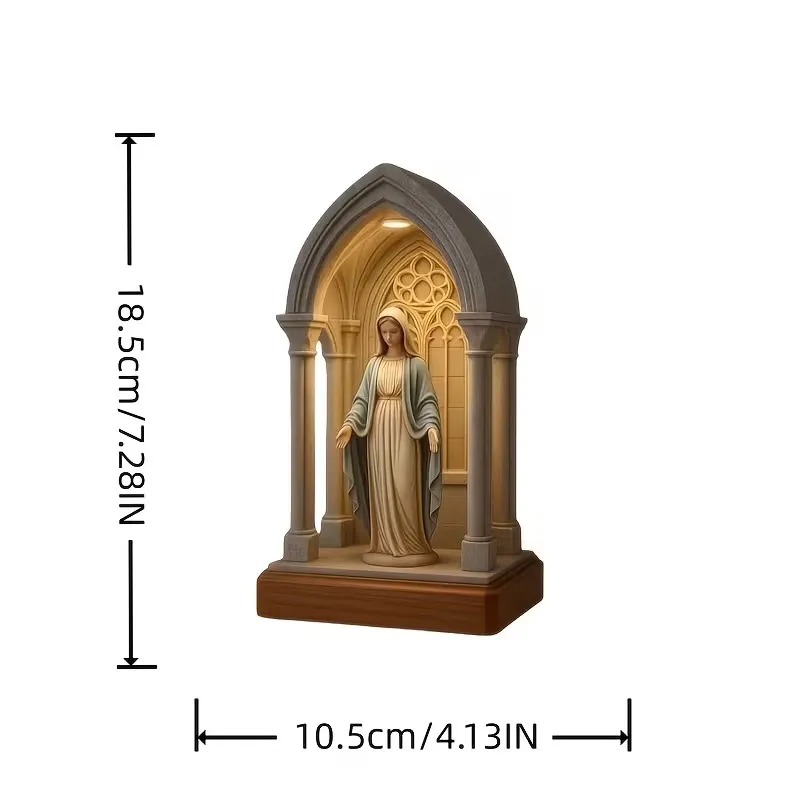 Traditional Religious Handmade Devotional Night Light