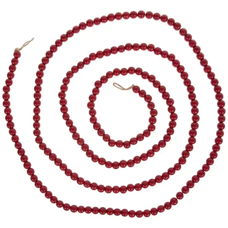 Beaded Wood Garland